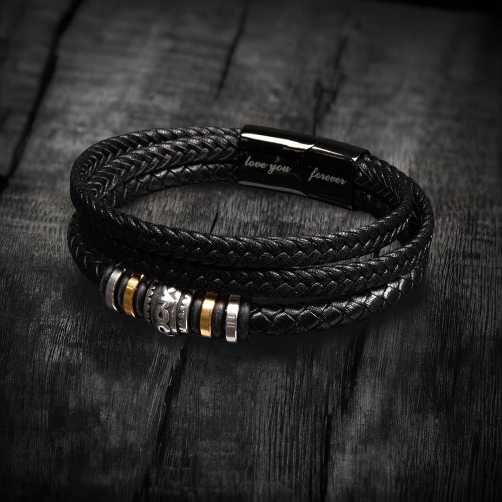 To My Son Forever Infinity Bracelet