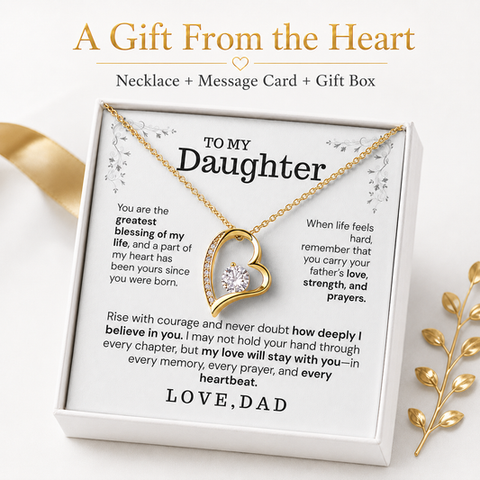 To My Daughter – Love You Forever Necklace