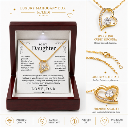 To My Daughter – Love You Forever Necklace