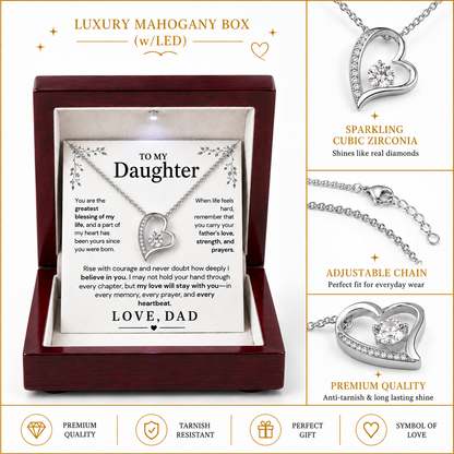 To My Daughter – Love You Forever Necklace