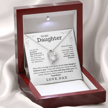 To My Daughter – Greatest Blessing Of My Life Necklace
