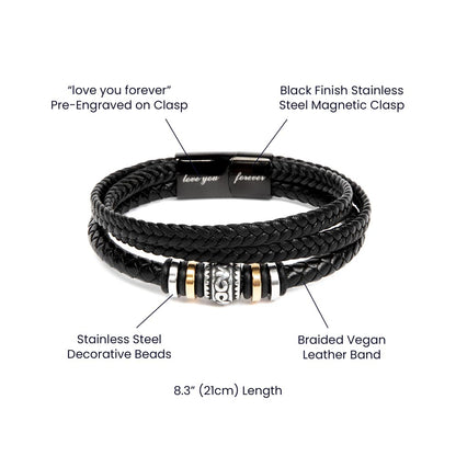 To My Son Forever Infinity Bracelet