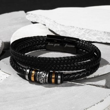 To My Son Forever Infinity Bracelet