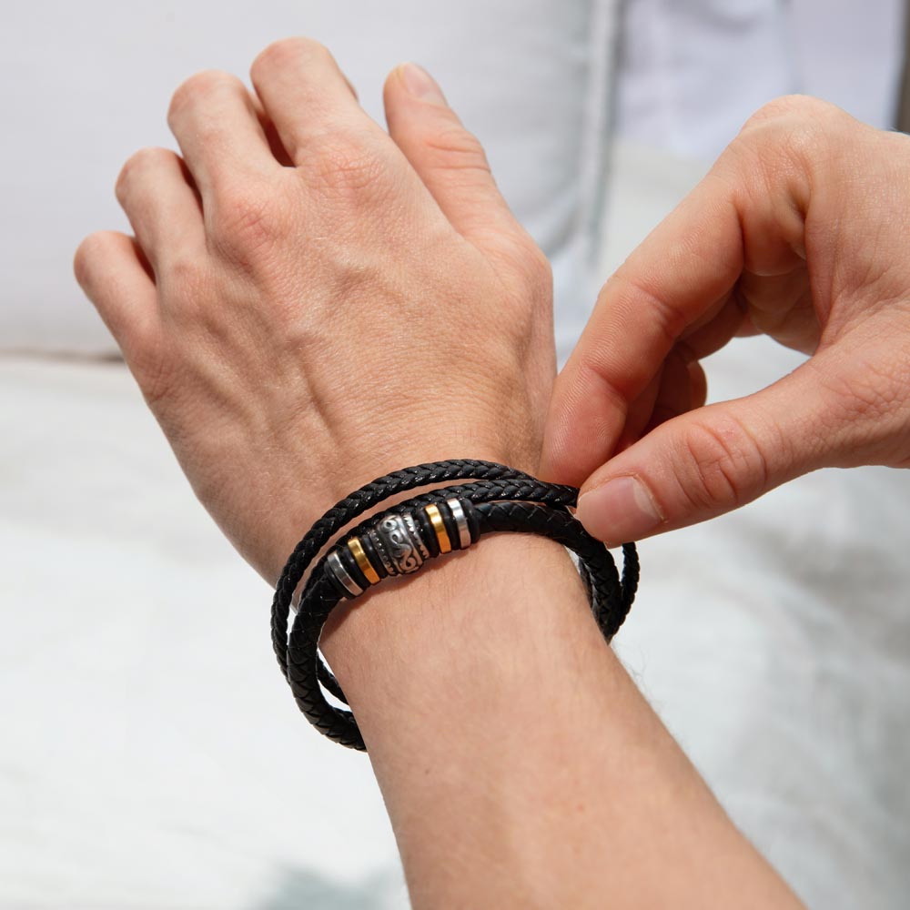 To My Son Forever Infinity Bracelet