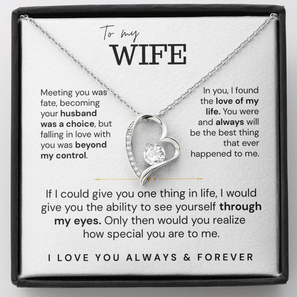 To My Wife – Love of My Life Necklace