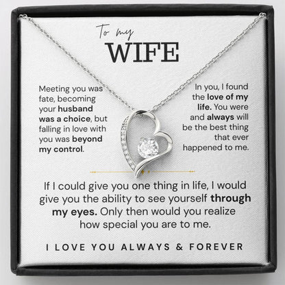 To My Wife – Love of My Life Necklace