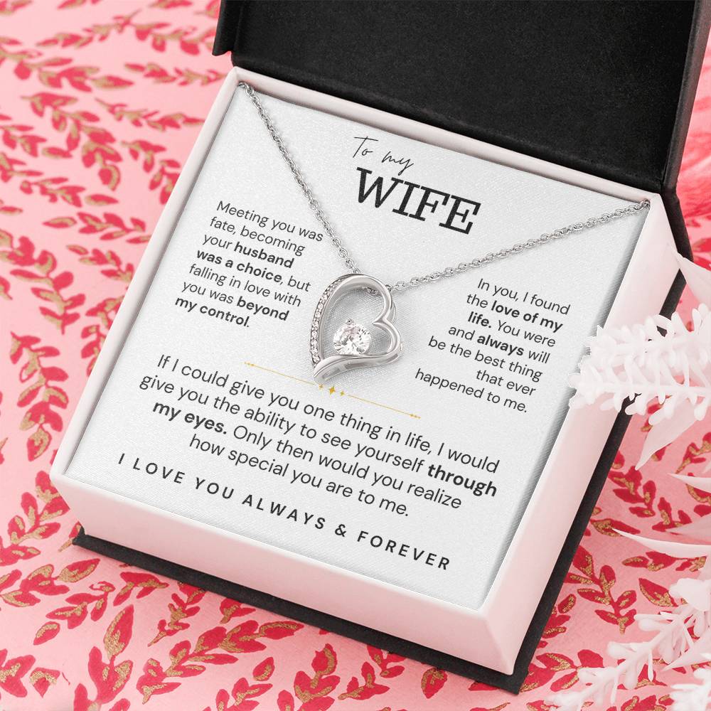 To My Wife – Love of My Life Necklace