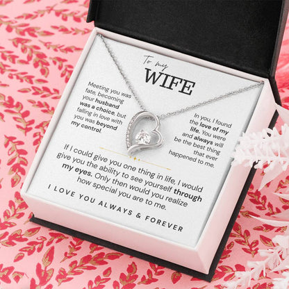 To My Wife – Love of My Life Necklace