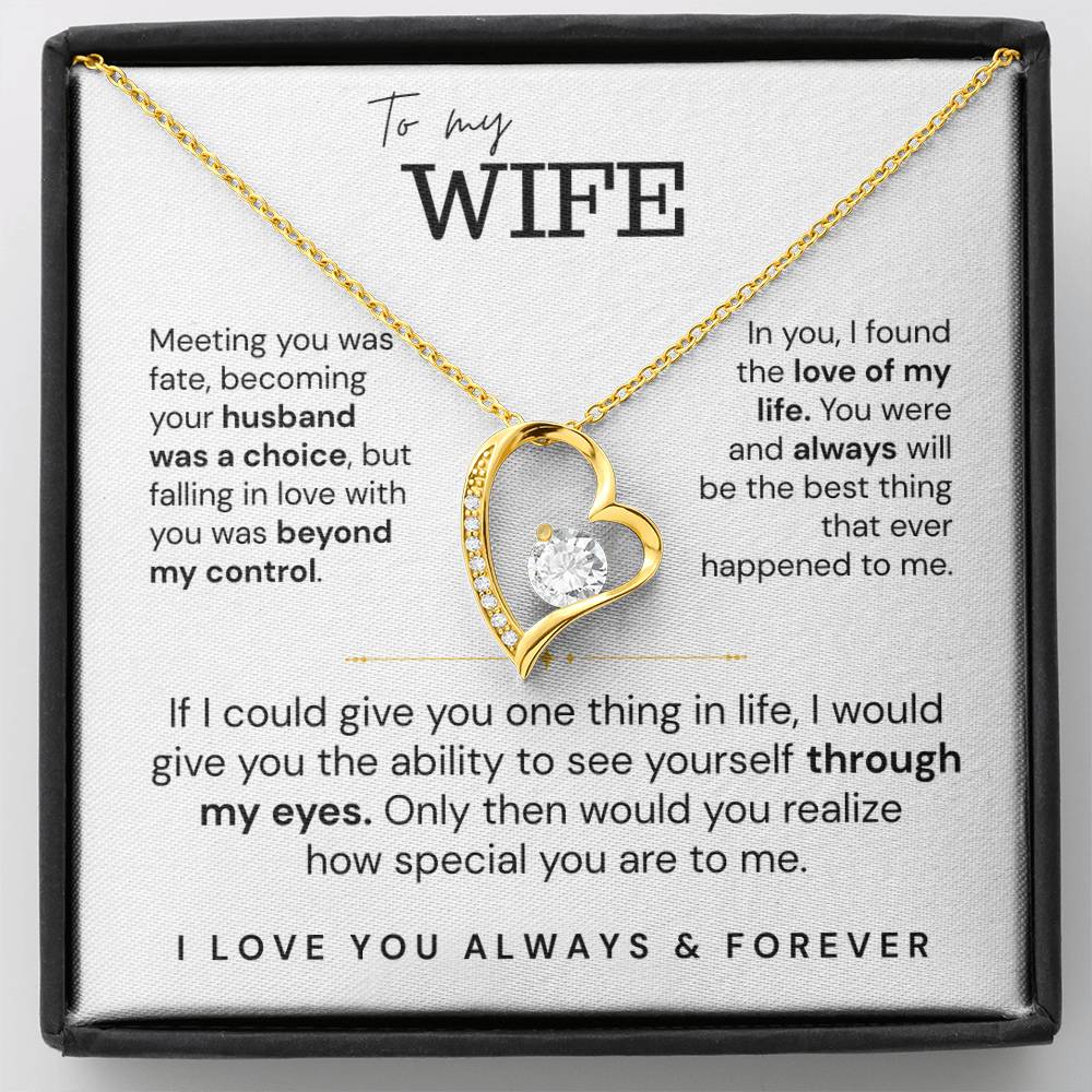 To My Wife – Love of My Life Necklace