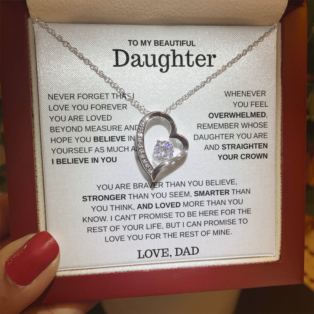 To My Daughter – Love You Forever Necklace