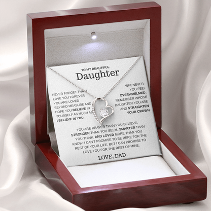 To My Daughter – Love You Forever Necklace